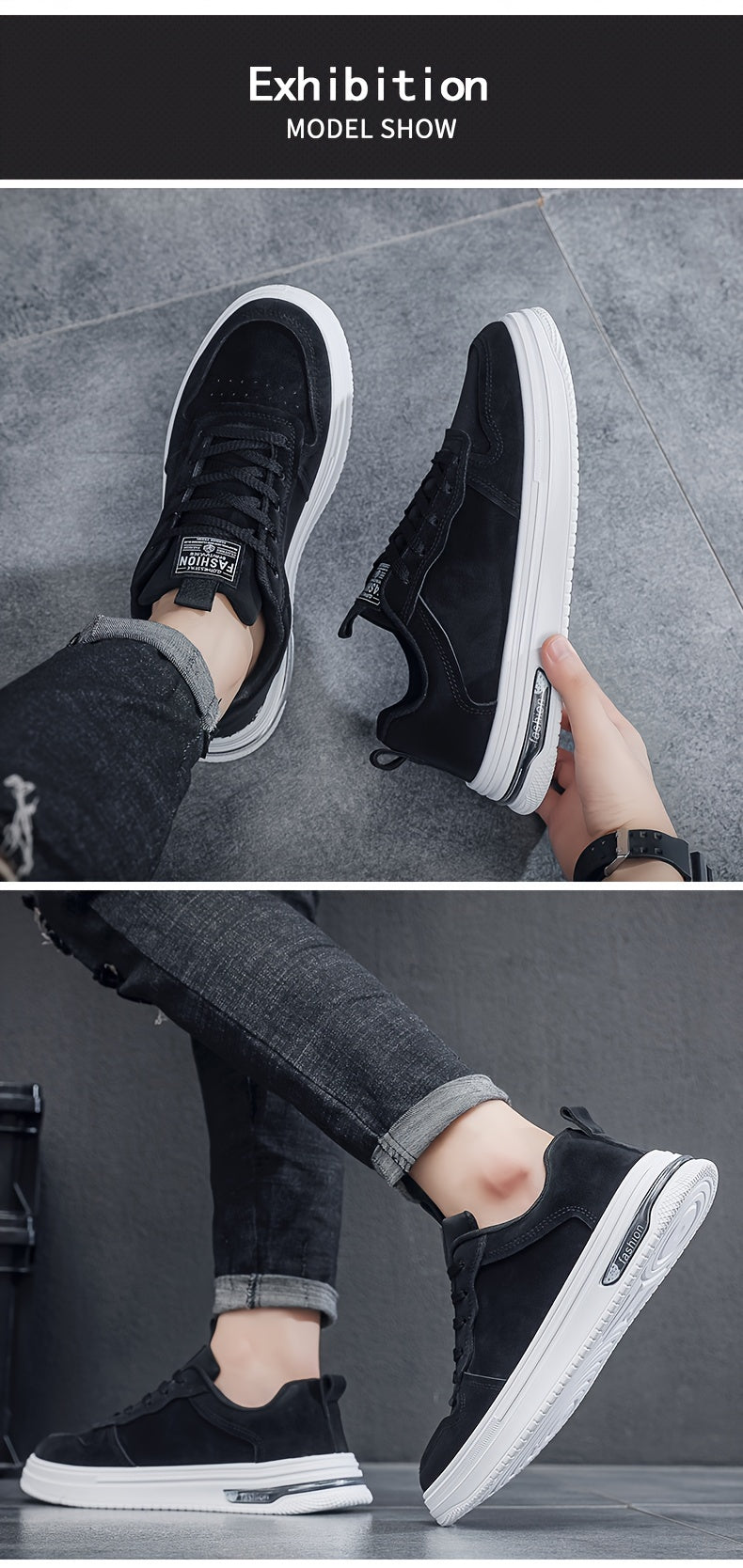 Men's Vintage-Inspired Casual Footwear - Breathable, Non-Slip Sole Low-Top Skate Shoes for All Seasons