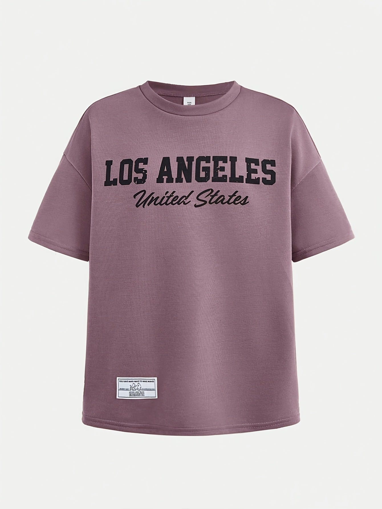 Girls' Casual Summer Set - Loose Tee & Comfortable Pants