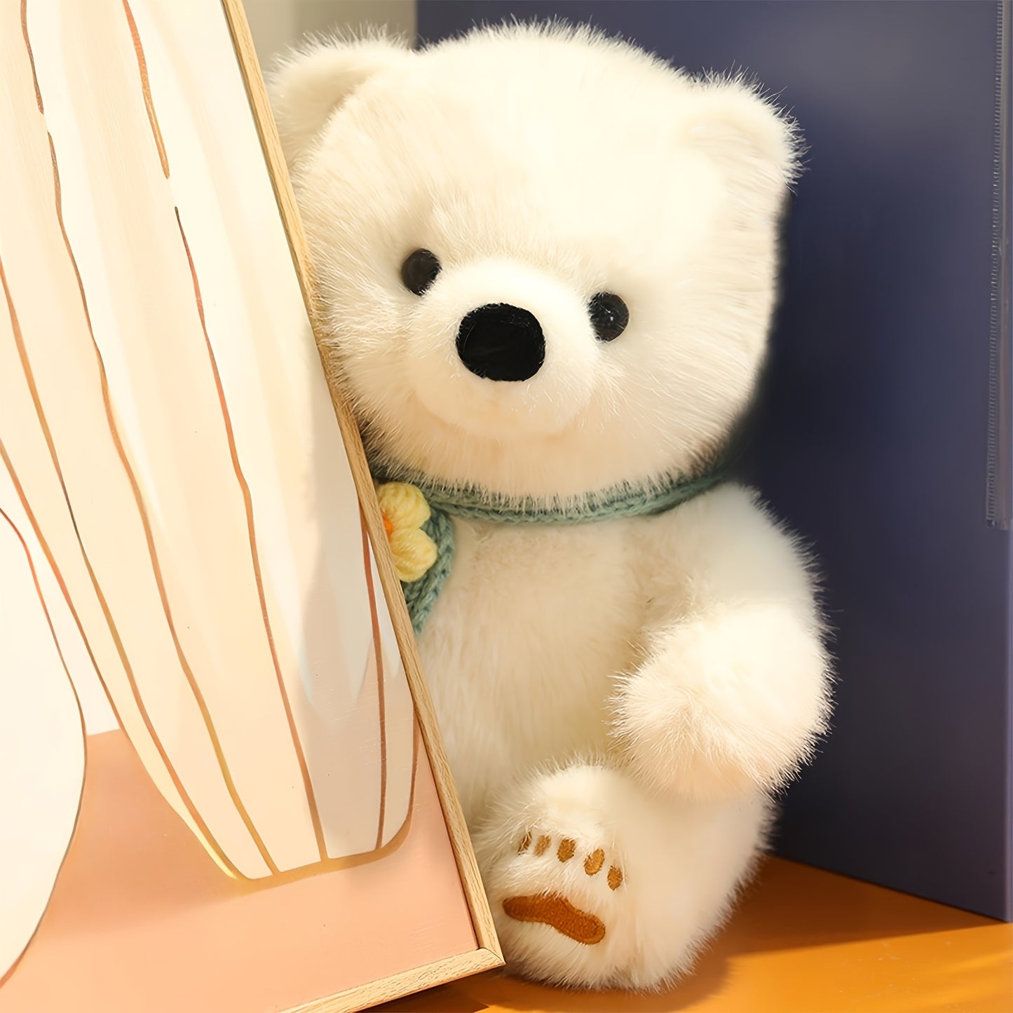 25Cm/9.84In Polar Bear And Kawaii Panda Plush Toys - Ultra Soft Stuffed Animals, Ideal Cuddly Gifts for Boys And Girls for Birthdays, Parties, Holidays, And Home Decoration