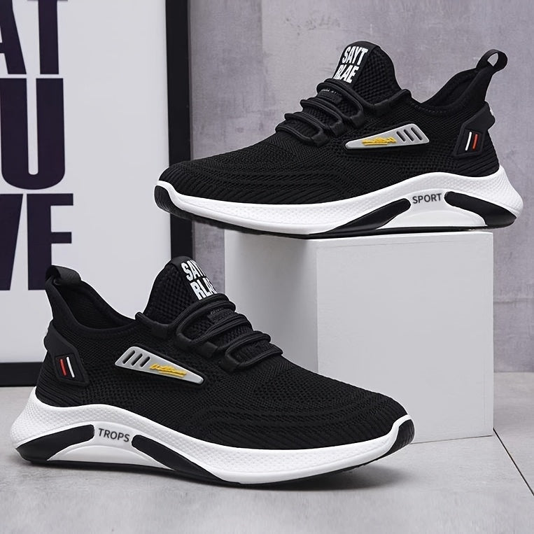 Men'S Lightweight, Breathable Mesh Sports Shoes with Comfortable Knit and Safe Lacing Design, Suitable for Daily Jogging and Casual Wear - Suitable for Men - Suitable for Sports and Daily Use - Great Gift for Fitness Lovers