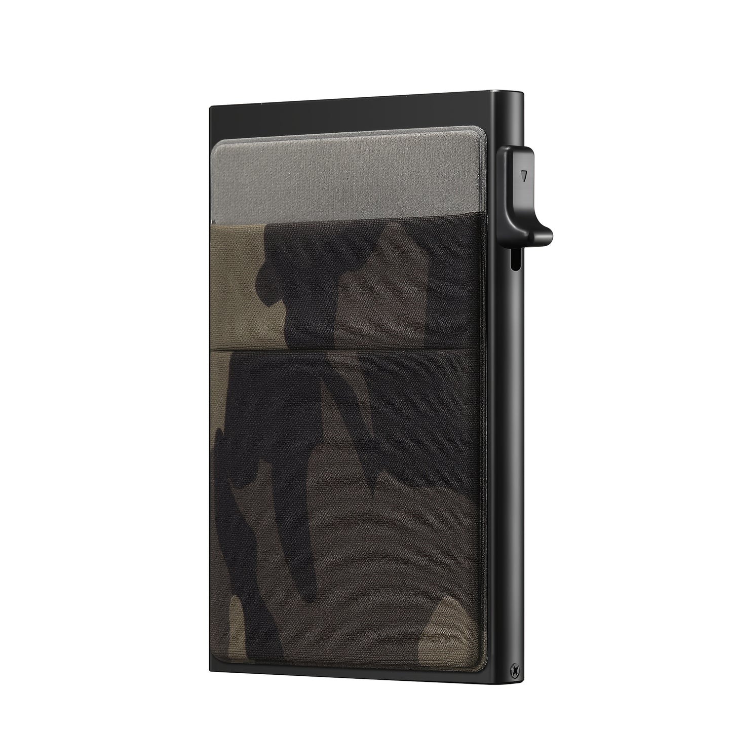 Simple RFID Blocking Aluminum Alloy Credit Card Holder with Money Bag for Men