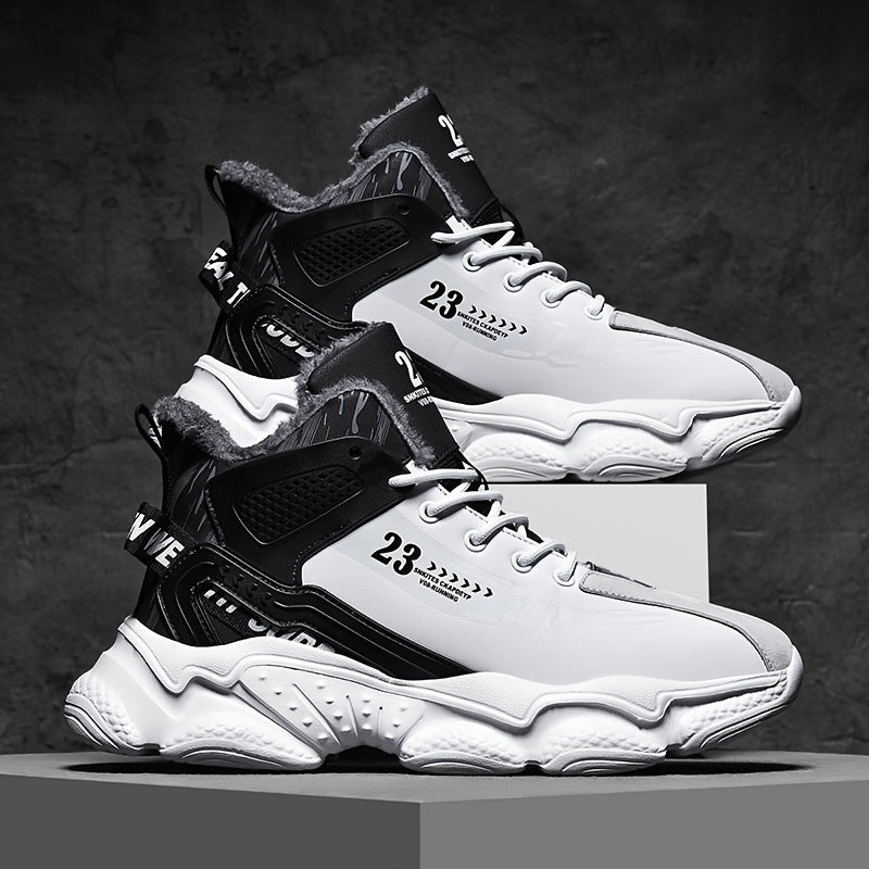 Men's Fashion Flannel-Lined Snow Sports Shoes