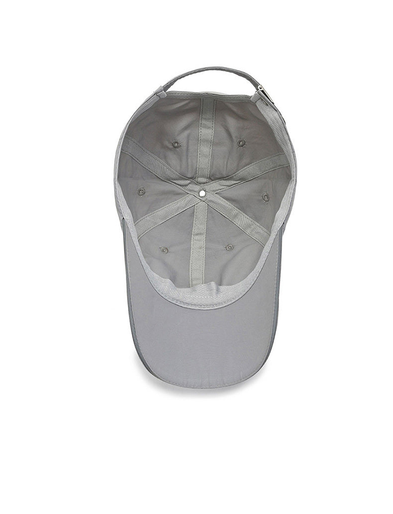 Unisex Polyester Baseball Cap, Quick-Dry Breathable Duck Hat with Reflective Strip, Sun Protection Snap Closure, Hand Wash Only, Stretch Fit for Spring/Summer Outdoor Travel Sports