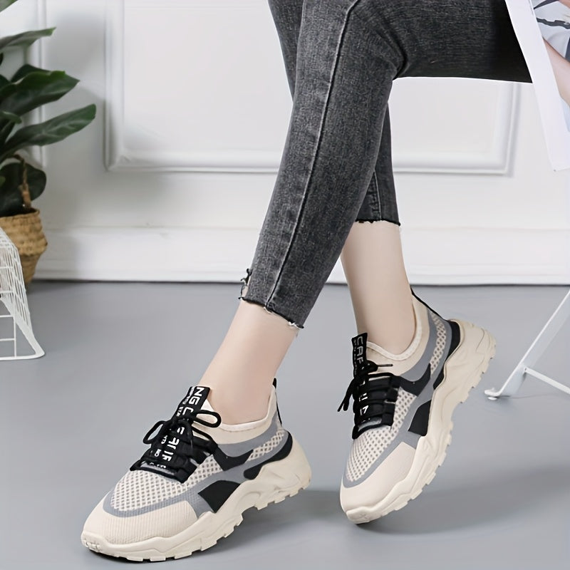 Women's Casual Sports Shoes, New Women's Sports Shoes, Thick-soled Lightweight Casual Running Student Shoes