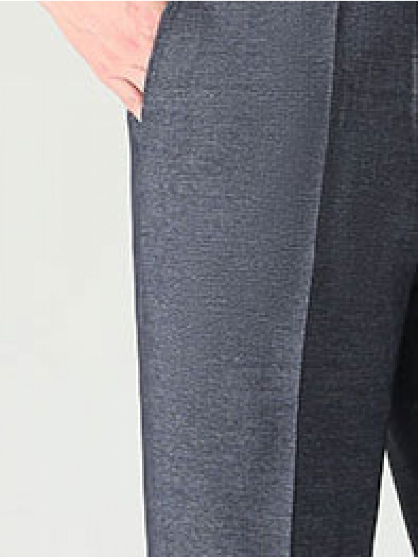 Men'S Solid Color Straight Leg Casual Business Casual Pants, Regular Length, Slight Stretch Polyester Fabric, with Pocket, for Spring/Fall