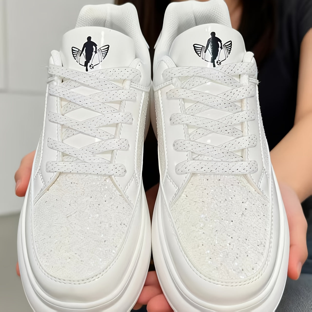 Unisex All-Season Jianbu Ningyu Fashion Lace-Up Flash Men's Casual Sneakers, Spring Comfortable Soft Thick-Soled Special Offer Men's Skate Shoes, Spring/Autumn Low-Price Men's Running Shoes, All-Season Trendy Versatile Unisex