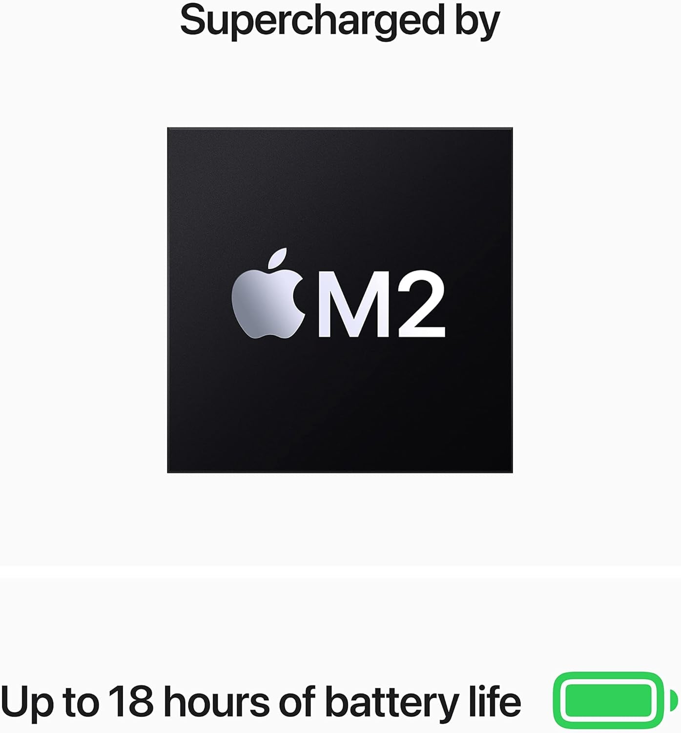 Apple 2022 Macbook Air Laptop with M2 Chip: Built for Apple Intelligence, 13.6-Inch Liquid Retina Display, 16GB RAM, 256GB SSD Storage, Backlit Keyboard, 1080P Facetime HD Camera; Midnight