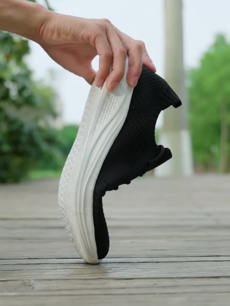 Men's Casual Running Shoes, Walking Tennis Sneakers, Lightweight Breathable Soft Sole Woven Work Shoes