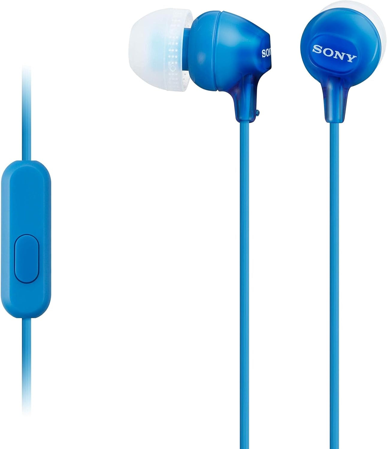 Sony MDREX15AP In-Ear Earbud Headphones with Mic, Black (MDREX15AP/B)