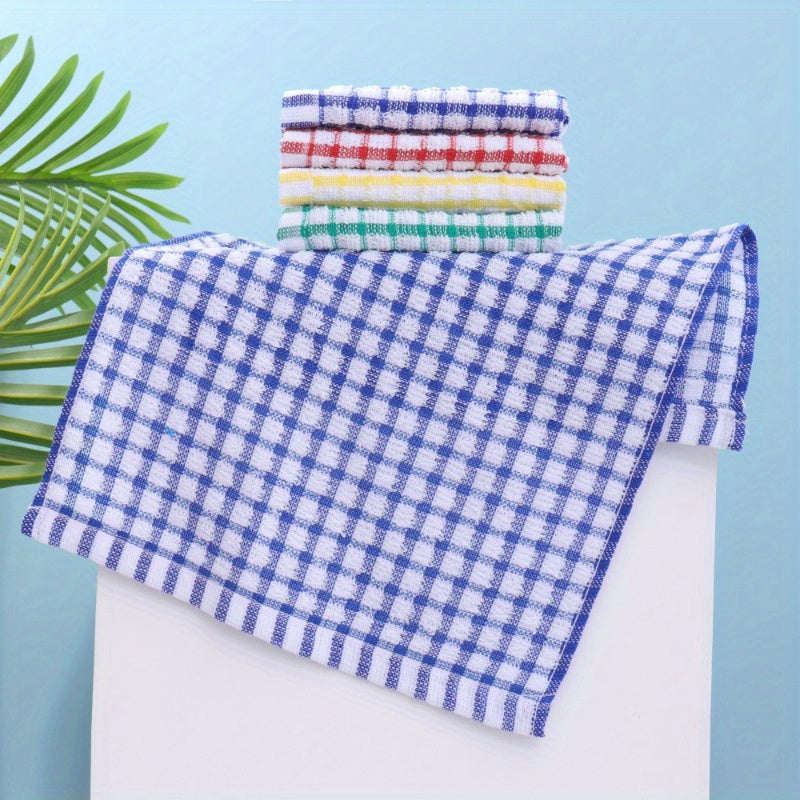 6/12 Pack Modern Blend Kitchen Towels, Low Linting Waffle Weave Dish Cloths, Quick-Dry Absorbent Tea Towels for Cleaning Sink, Stove, Pots - Hand Wash Only, Space Themed Oblong Dish Towels