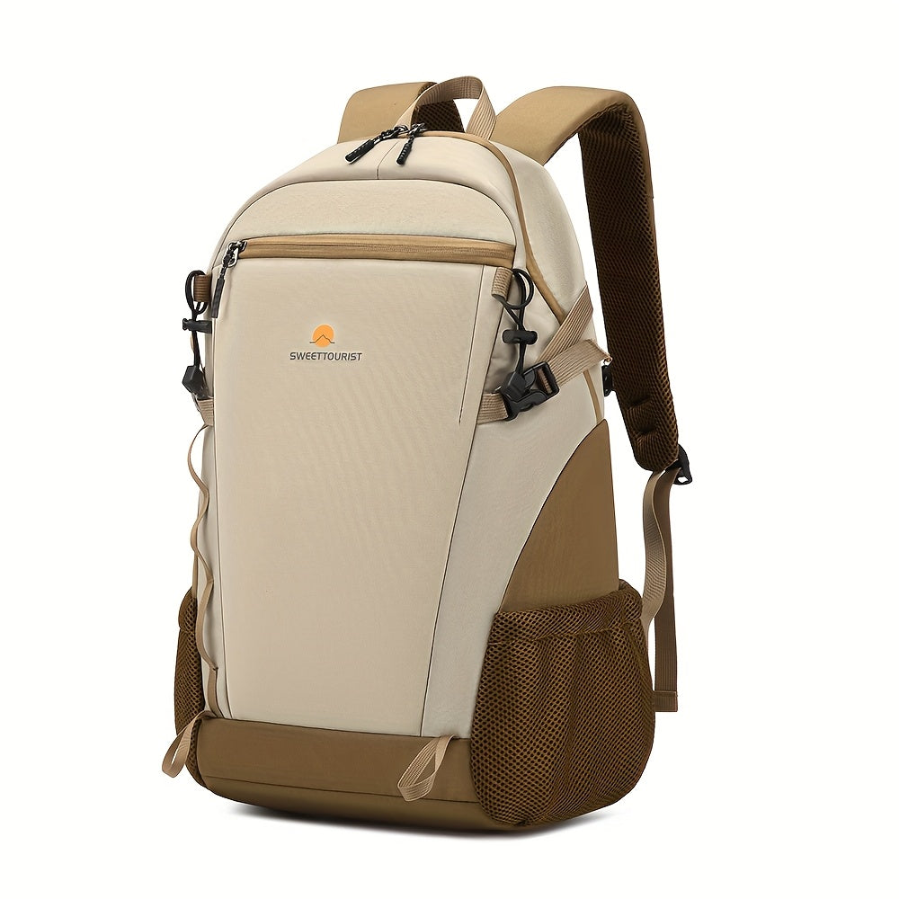 SWEET TOURIST Men'S Lightweight Hiking Backpack - Durable Oxford Fabric, Large Capacity, Adjustable Straps, Multiple Compartments for Outdoor Travel, Sports Casual Use, Hiking Gear, Sturdy Construction