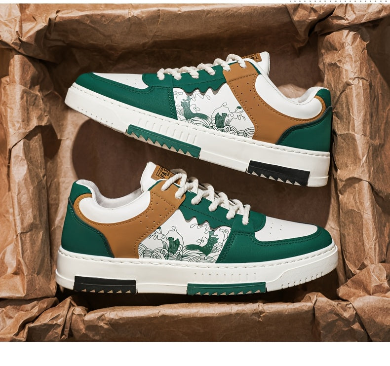 1pair Unisex All-Season Casual Hiking Sneakers, Low Top Faux Upper, Fabric Lining, PVC Sole, Comfortable Walking Shoes for Men and Women