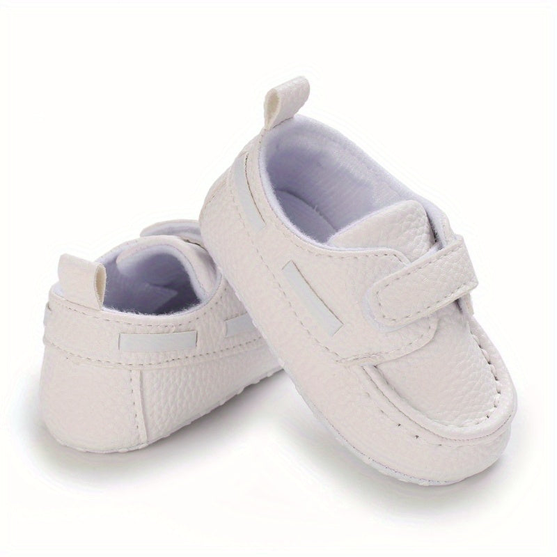 Casual Comfortable Sneakers With Hook And Loop Fastener For Baby Boys And Girls, Lightweight Non Slip Walking Shoes For Indoor Outdoor, All Seasons