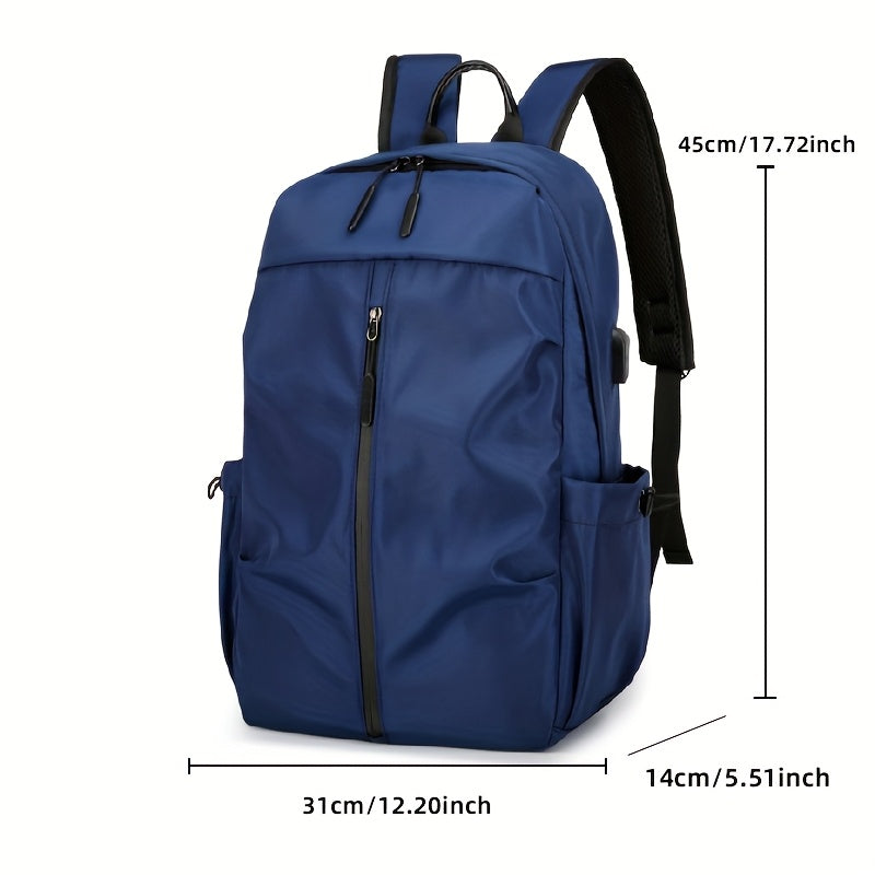 TMOOS Lightweight Large Capacity Backpack - Heavy-Duty Oxford Fabric Travel, Gym, Hiking, Laptop Backpack with Multiple Compartments, Padded Shoulder Straps - Convertible Crossbody Bag for Men, Women, Students, Professionals
