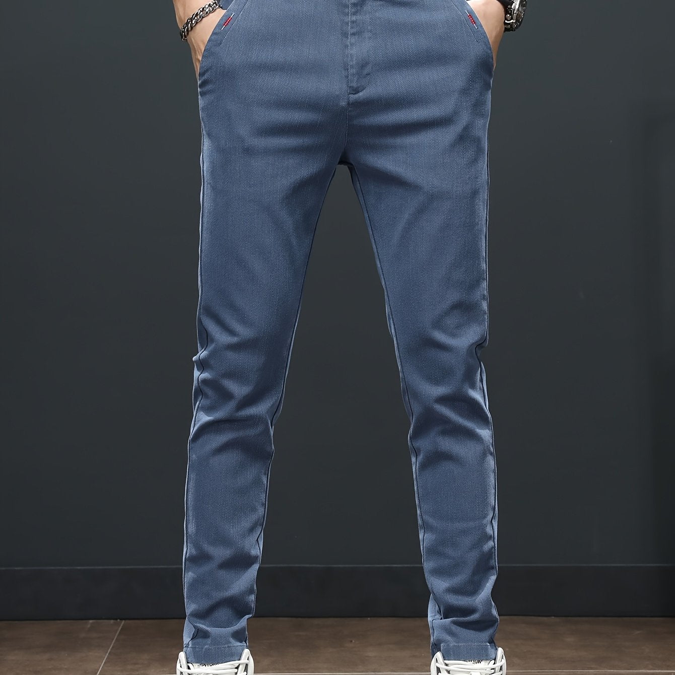 Men'S Spring Casual Trousers, Lightweight Business Outdoor Straight-Leg Pants, Versatile And Stylish for Spring And Autumn, Suitable for Sports And Formal Occasions.