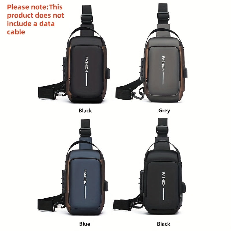 Men's Fashion Chest Bag, Women's Stylish Chest Bag, New Men's Shoulder Crossbody Bag, Trendy Casual Front Sling Bag, Unisex Anti-Theft Multifunctional Lightweight Shopping Tote