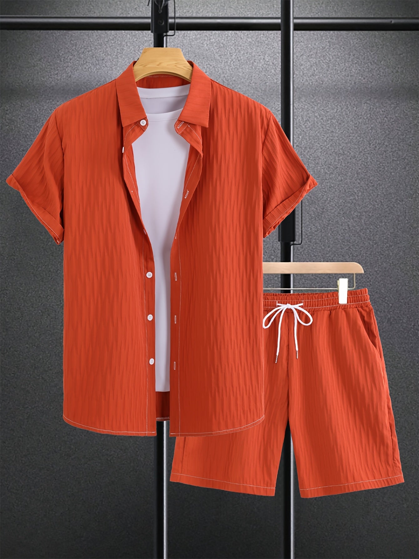 Men's Fashion Casual Shirt Suit