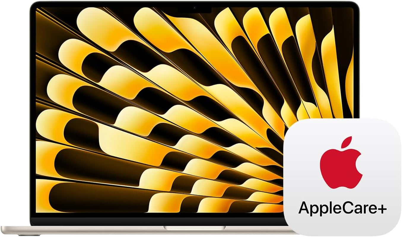 Apple 2024 Macbook Air 15-Inch Laptop with M3 Chip: Built for Apple Intelligence, 15.3-Inch Liquid Retina Display, 16GB Unified Memory, 256GB SSD Storage, Backlit Keyboard, Touch ID; Starlight