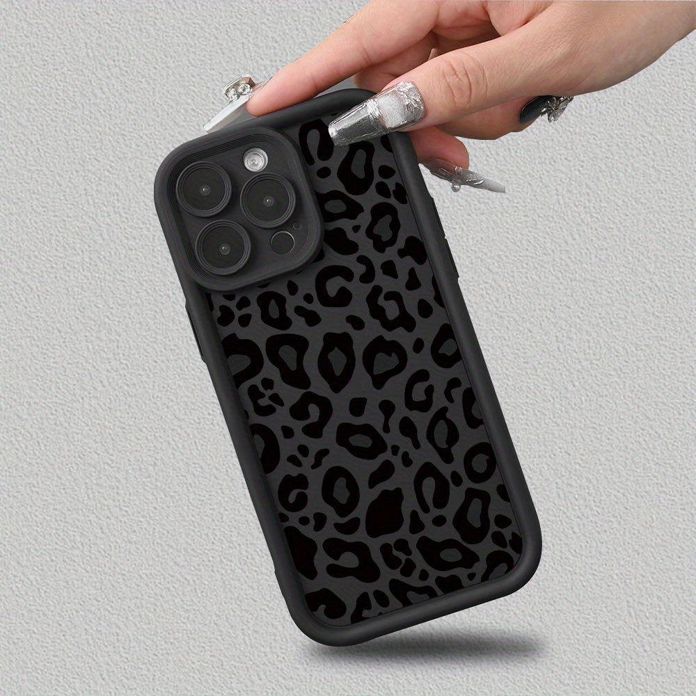Creative Leopard Print Design, Trendy And Fashionable, Matte Finish Phone Case Suitable for Both Men And Women, Comfortable to Hold for Iphone Models Including 16/16Pro/16Plus/16Promax/15/15Plus/15Pro/15Promax/14/14Plus/14Pro