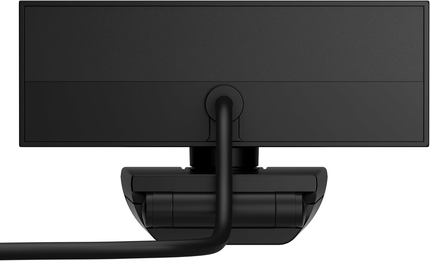 HP 620 FHD Webcam - 1080P 30 FPS - Focus & Color, Backlight Correction - Dual Noise-Reducing Mics - Adjustable Swivel/Tilt - Windows Hello, Zoom Certified, & Privacy Cover (6Y7L2AA#ABL)