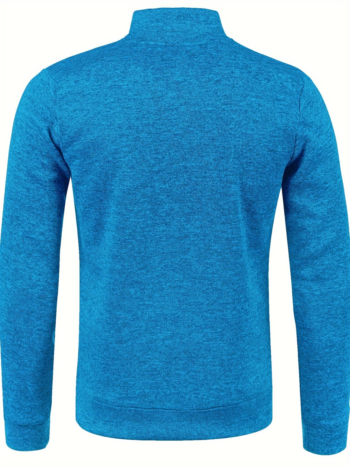 Elegant Mid Stretch Cardigan, Men's Casual Full Zip Up Cardigan Sweater Coat For Fall Winter