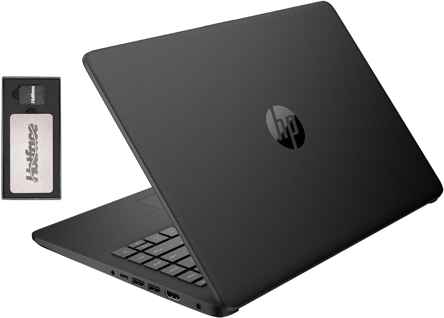 HP Stream 14" HD Brightview Laptop, Intel Celeron N4120 Processor, 4GB RAM, 64GB Storage, Intel HD Graphics, 720P Webcam, 1 Year Office 365, Pink, Win 11 S, 32GB Hotface USB Card
