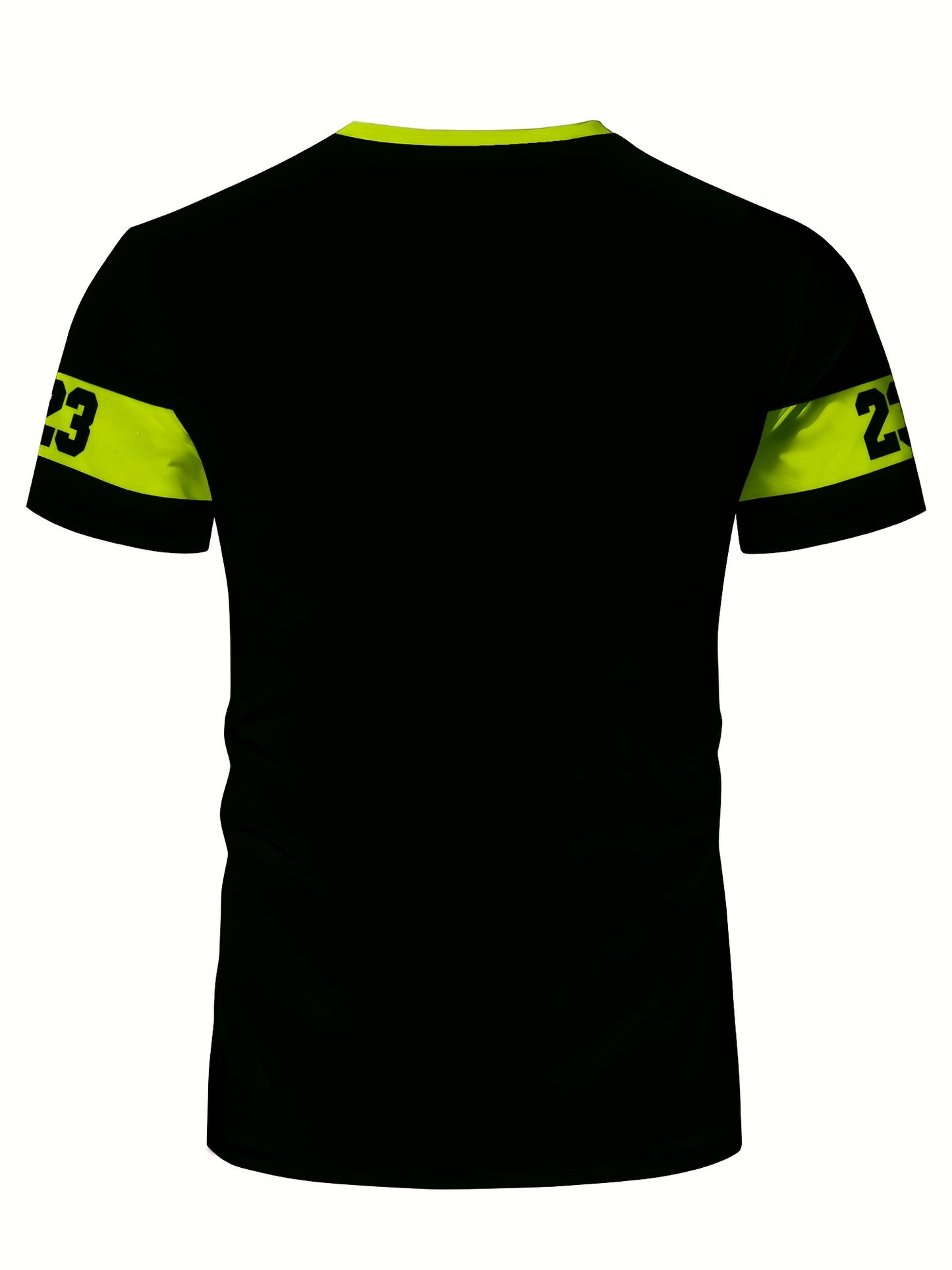 Men'S Racing Graphic T-Shirt - Bold Neon Green Black Racing Car Design, Lightweight Breathable Fabric for Motorsport Events, Casual Streetwear - Chicago Dream Maker Inspired Casual Attire, Racing Jersey, Event Apparel, Spor
