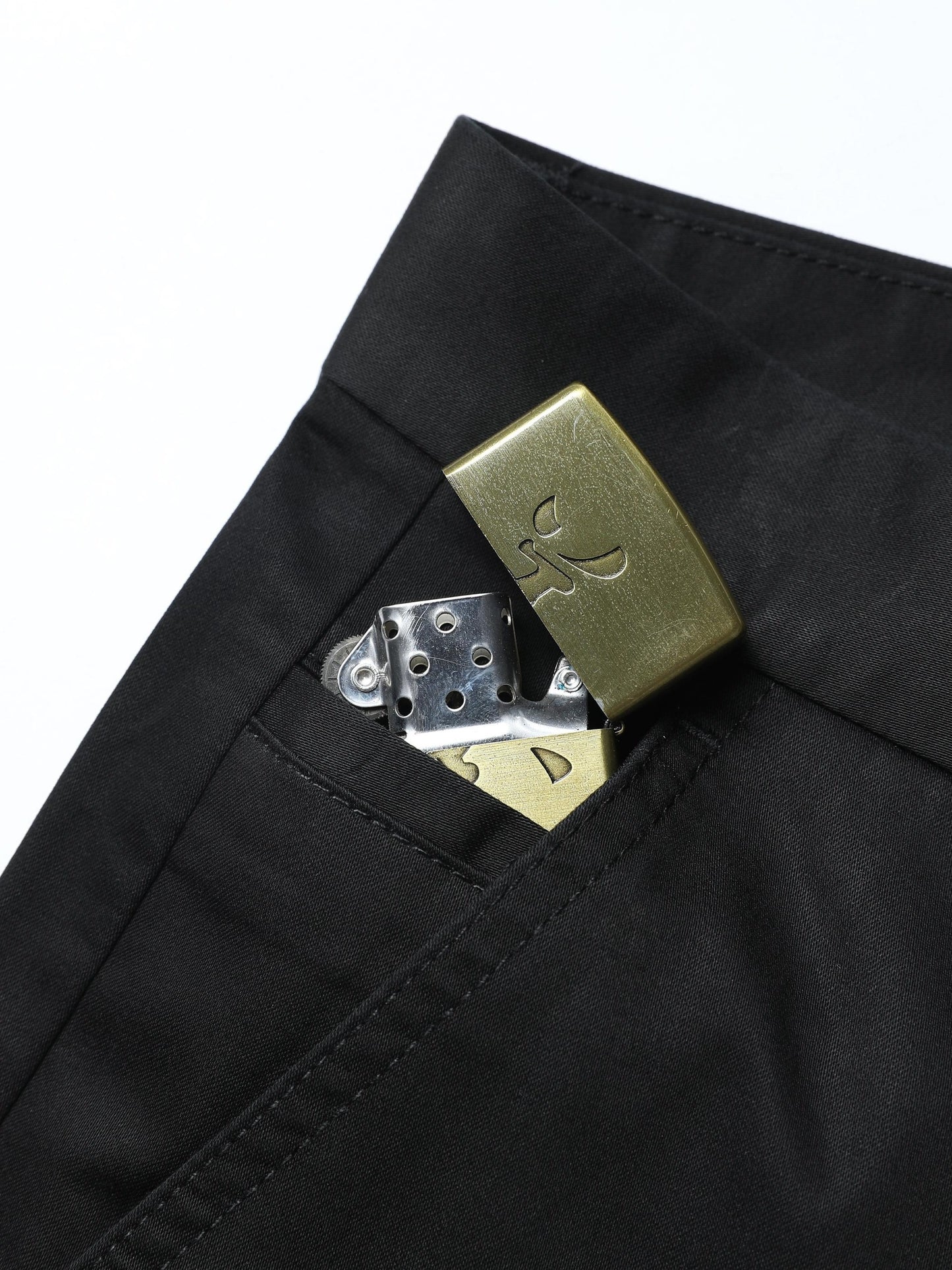 Men's Solid Pants With Pockets, Light Business Style Regular Fit Trousers For Outdoor Activities, Daily Wear For Spring And Autumn