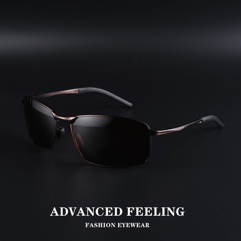 Men's Polarized UV400 Stainless Steel Driving Sunglasses
