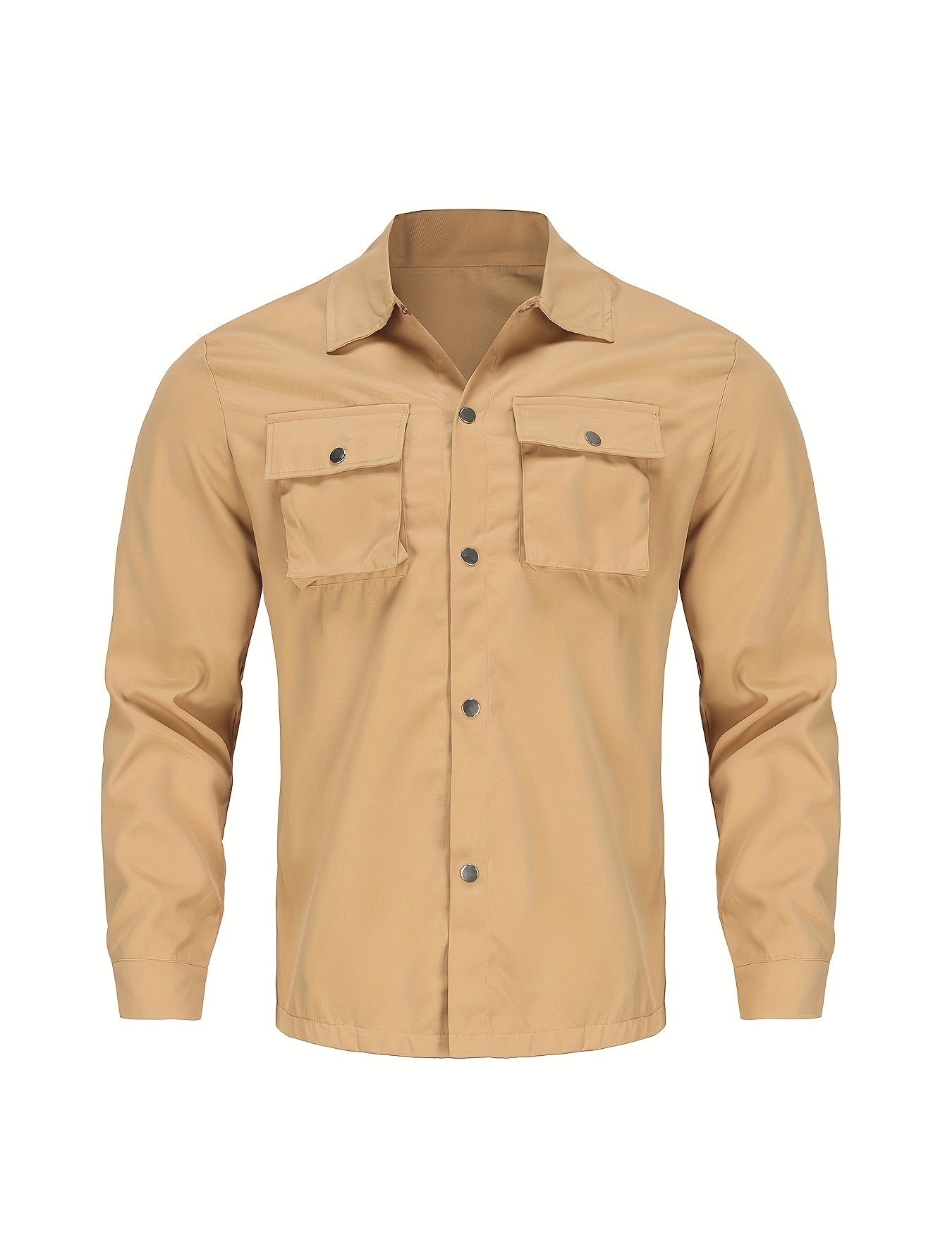 Men'S Casual Polyester Suit Set, Solid Color, Non-Stretch, Regular Fit, with Lapel Collar, Pocket Details, for Hiking, Daily Wear, and Special Occasions, Spring/Fall, Fall/Winter