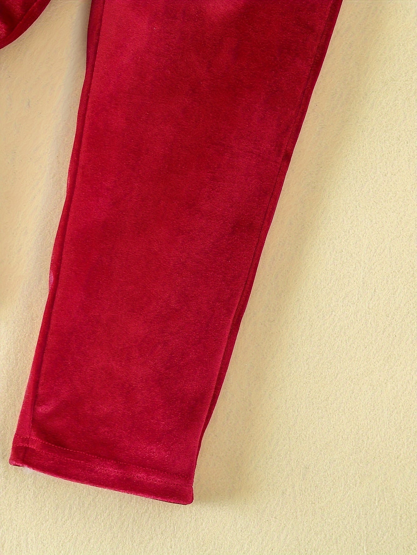 3pcs Boys' Gentleman Suit Set, Knitted Polyester, Solid Color, Slight Stretch, Regular Fit, with Long Sleeve Shirt, Bow Tie, Velvet Vest, and Pants, for Special Occasions - Party Outfit for Ages 12 and Under