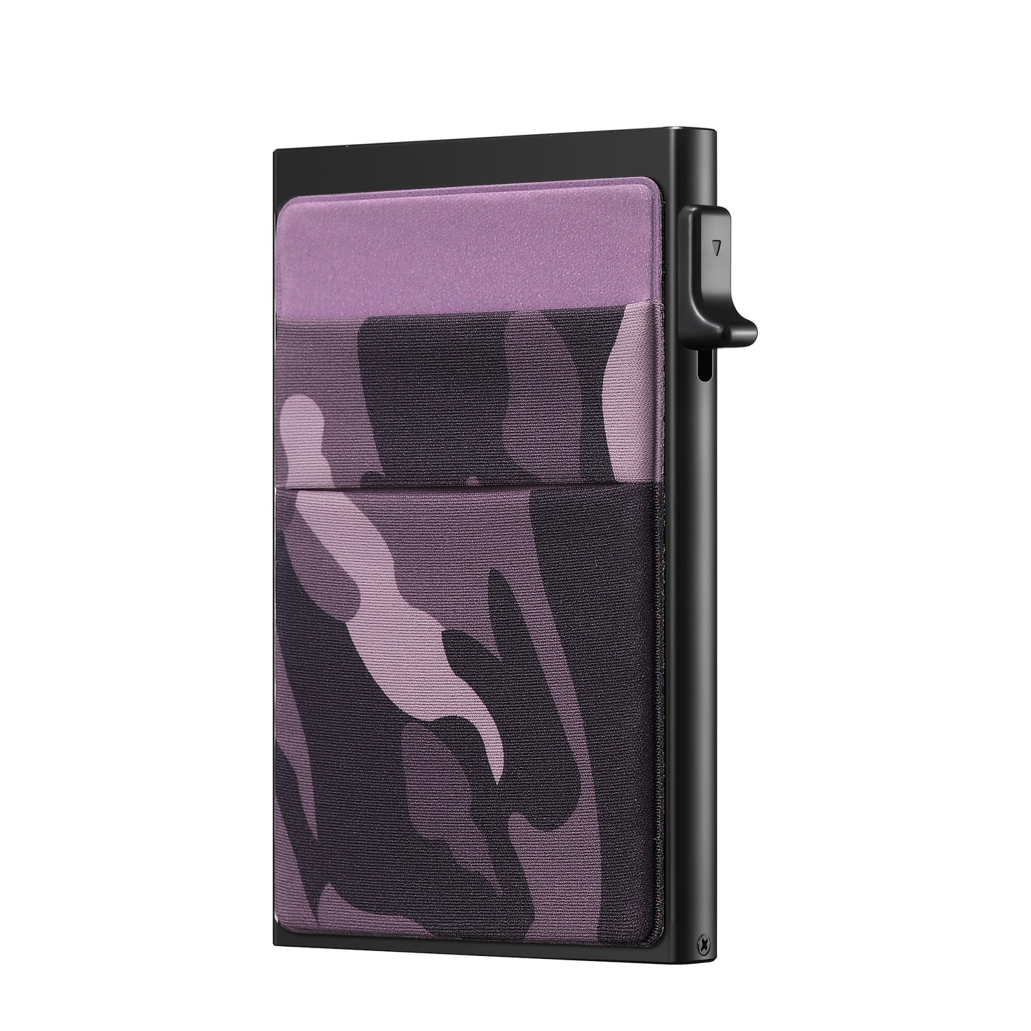 Simple RFID Blocking Aluminum Alloy Credit Card Holder with Money Bag for Men