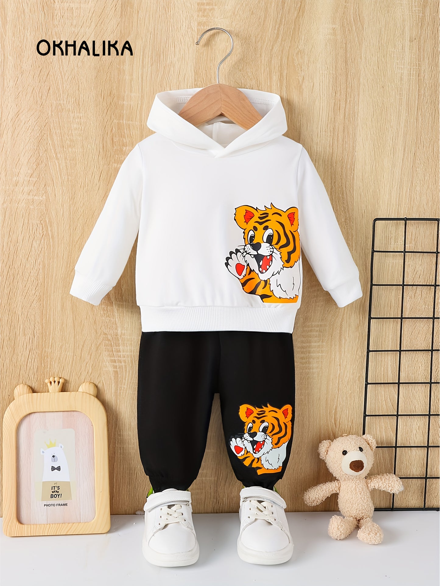 Toddler Baby Boy Clothes Outdoor Set Long Sleeve Sweatshirt Top Casual Pants Fall Winter Outfit Sweatsuit