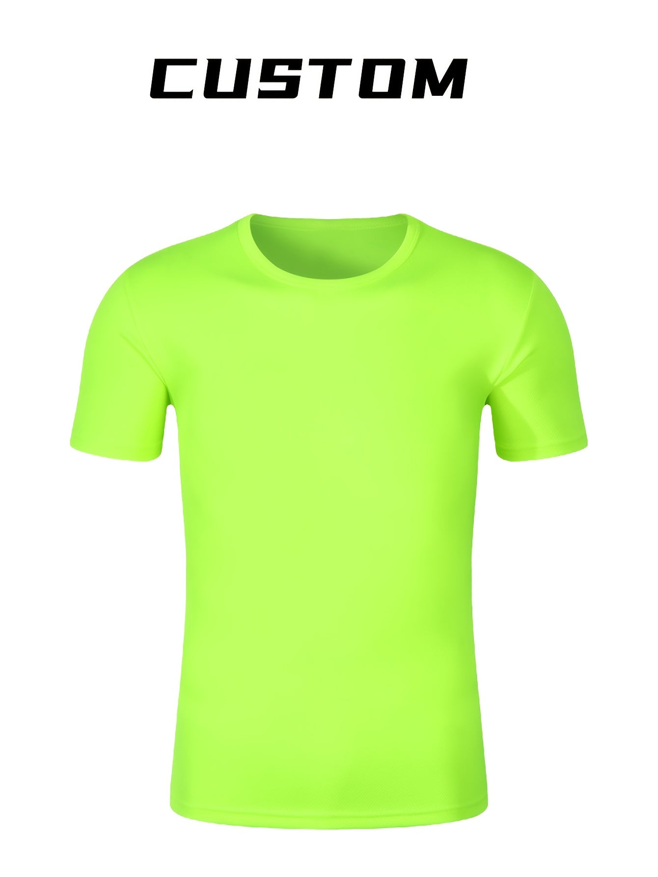 2pcs Men's Quick-Dry T-Shirts - Moisture-Wicking Breathable Gym Shirts with Custom Logo Print, Regular Fit Round Neck for Workout Casual Wear, Workout Shirts, Durable Sportswear