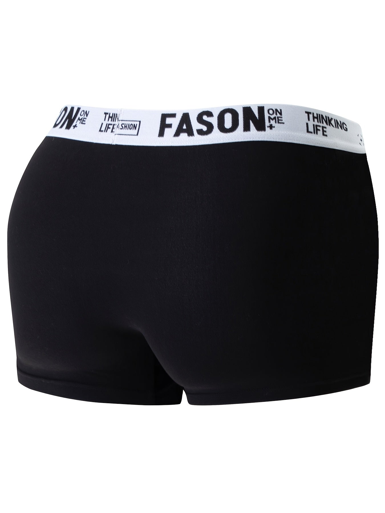 Men's Breathable Stretch Boxer Briefs - Comfortable Solid Colors