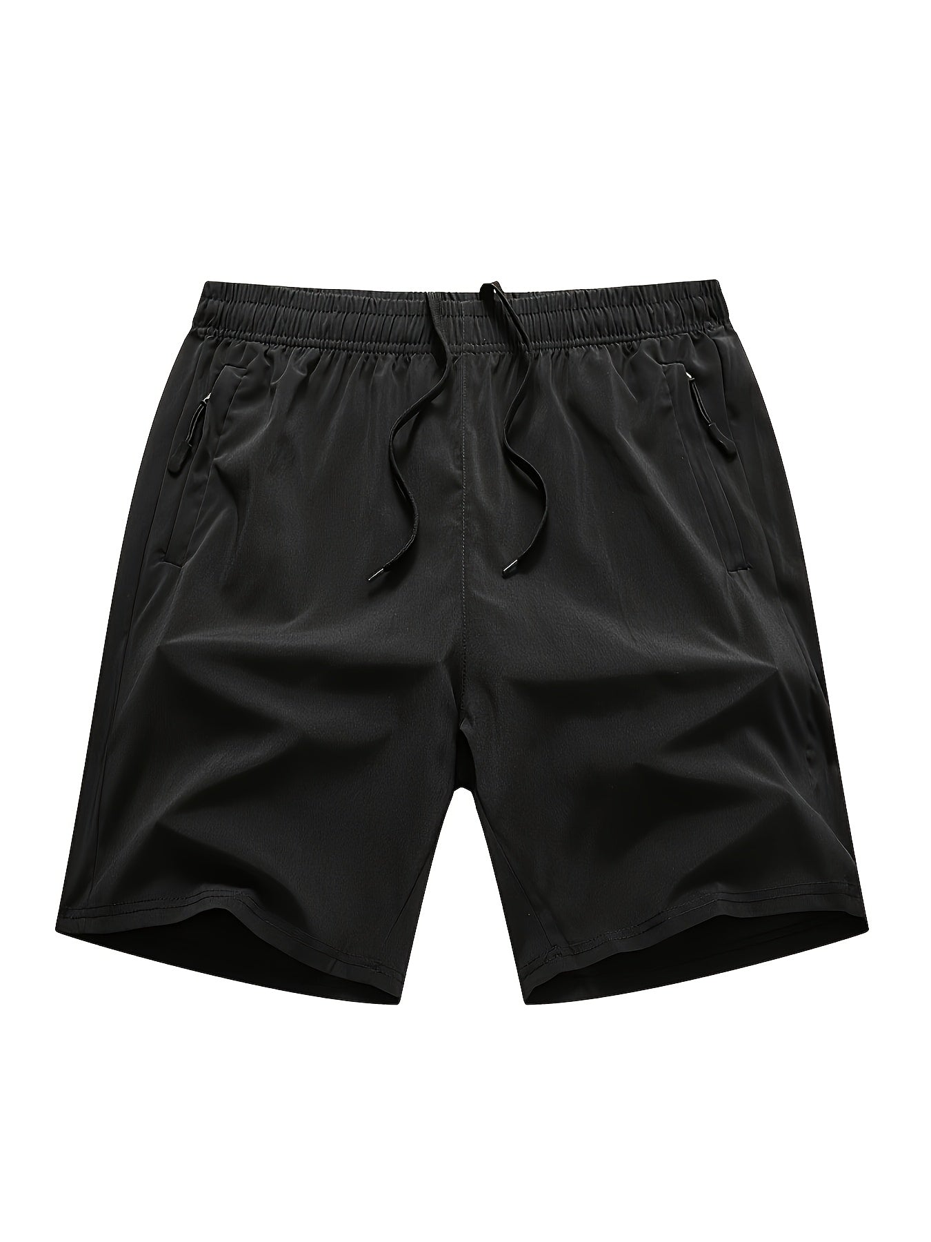 Men'S Summer Shorts in a Set of Two, Loose-Fitting, Breathable, Solid Color, Quick-Drying, Lightweight And Trendy.