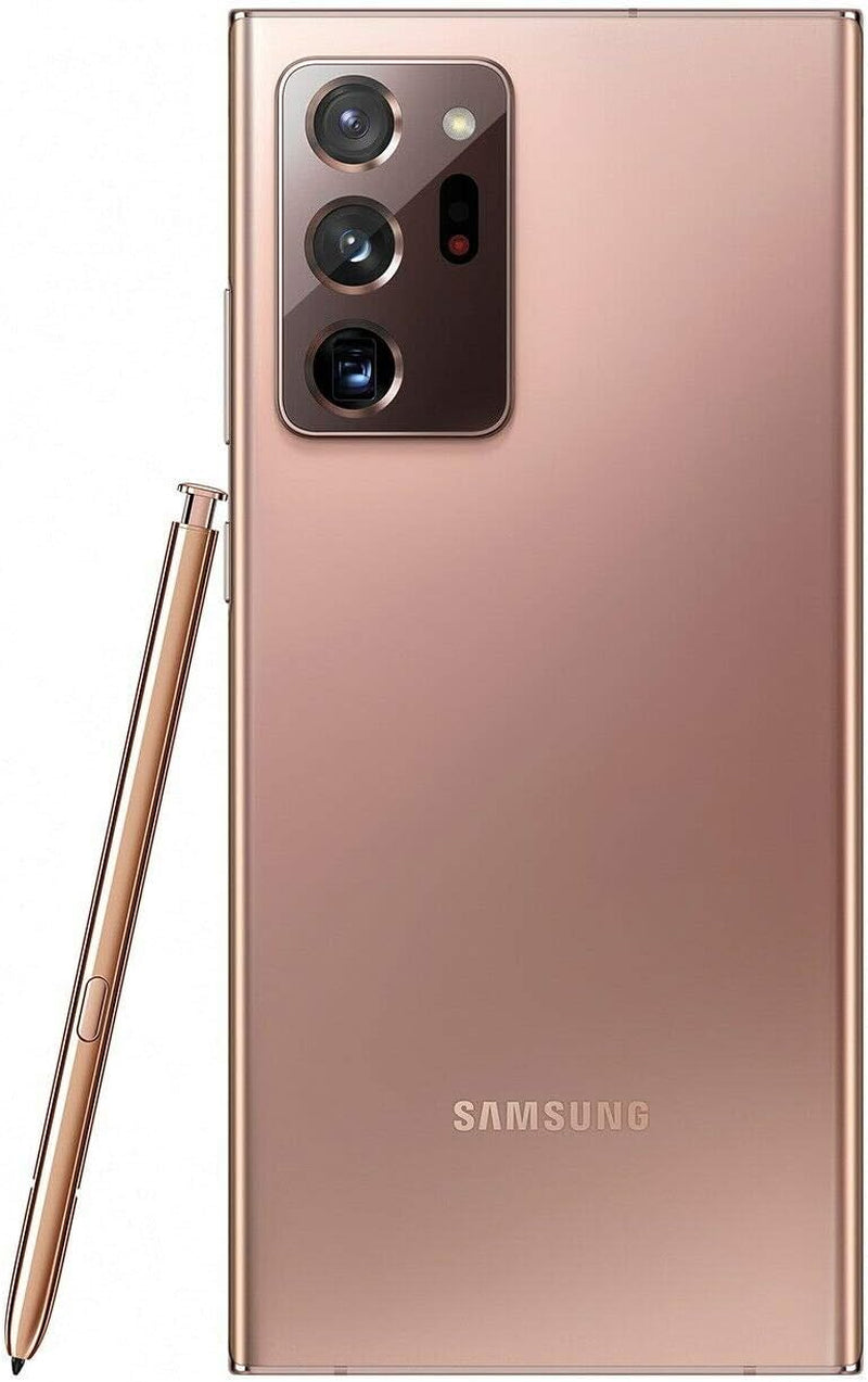 SAMSUNG Galaxy Note 20 Ultra 5G Cell Phone, Factory Unlocked Android Smartphone, 128GB, S Pen Included, Mobile Gaming, 6.9” Infinity-O Display Screen, Long Battery Life, US Version, Mystic Bronze