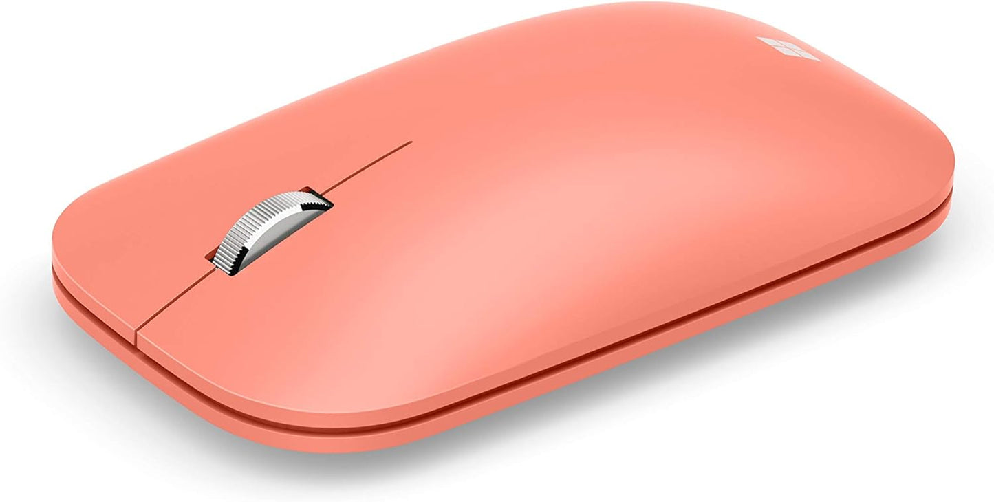 Microsoft Modern Mobile Mouse, Black - Comfortable Right/Left Hand Use Design with Metal Scroll Wheel, Wireless, Bluetooth for Pc/Laptop/Desktop, Works with Mac/Windows 8/10/11 Computers