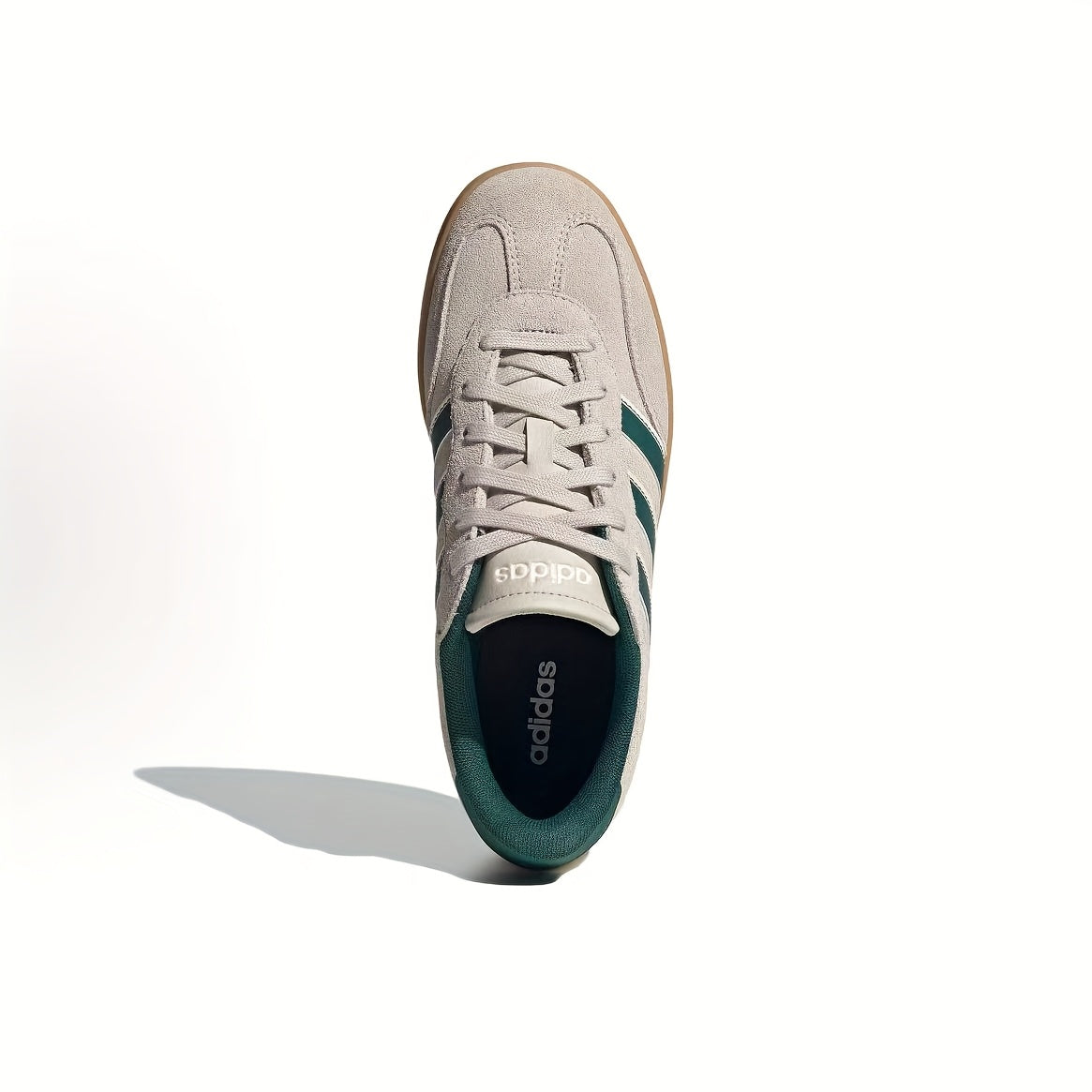 Adidas BARREDA BARREDA կանացի հարմարավետ և պարզ, ցածր վերնամասով, հարթ ներբանով սպորտային կոշիկներ, շագանակագույն, մոդել JP7106: