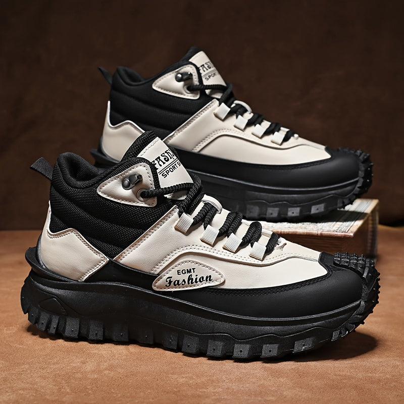 Men'S Outdoor Hiking Boots - Breathable PU Upper, Durable PVC Sole, Suitable for Trekking, Camping and Mountaineering | Military-Style Hiking & Camping Gear