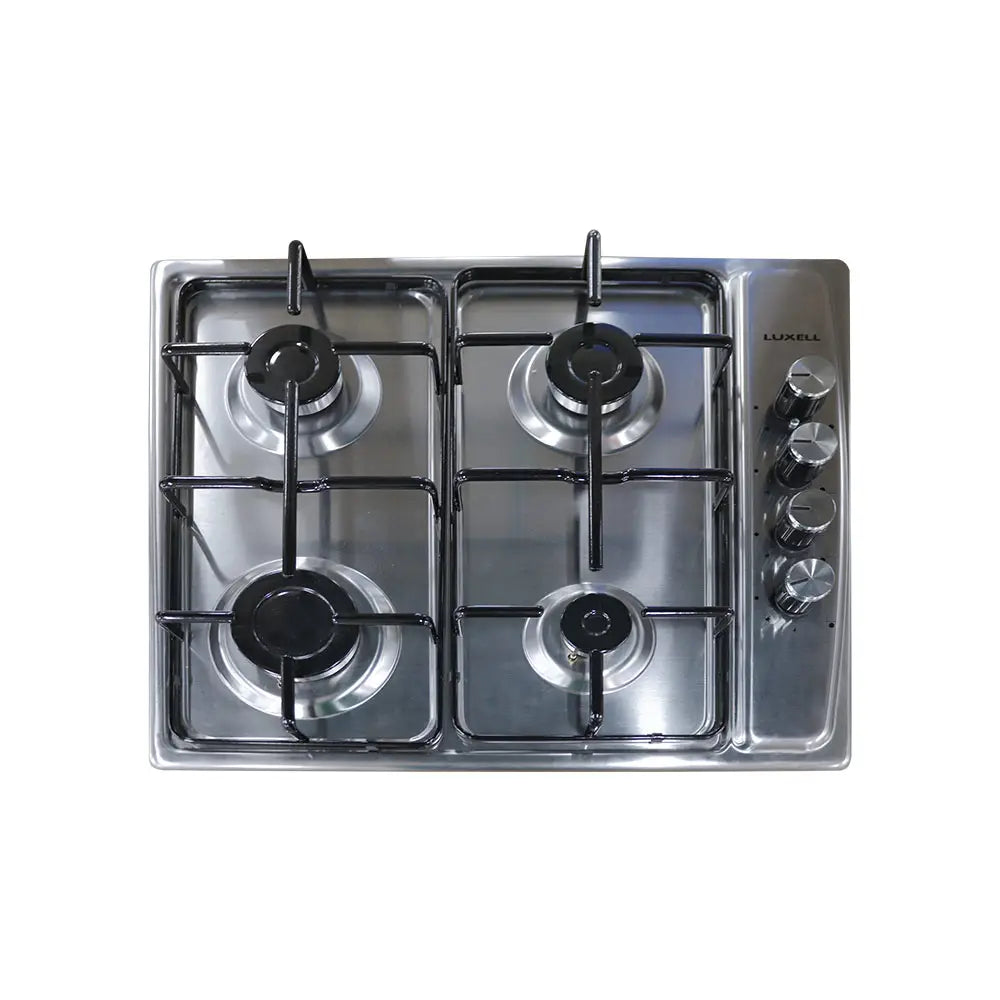 LUXELL 4-Burner Built-In Gas Cooktop Stainless Steel