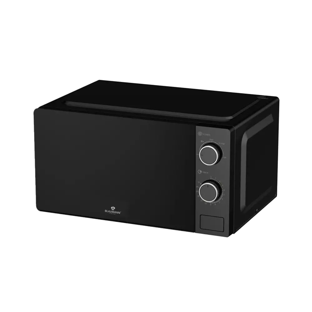 Blaumann 20L Black Mechanical Microwave Oven 700W