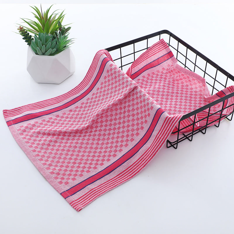 4/6pcs Kitchen Dish Towels, Super Soft Waffle Weave, Colorful Plaid Pattern, Large Square Rags for Washing and Drying Dishes, Household Use, Washable Kitchen Towels, Tea Towels, Suitable for Living Room, Bedroom, Bathroom, To