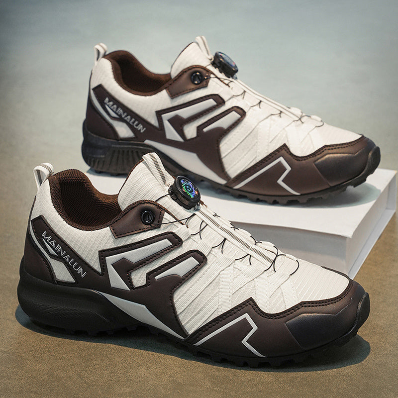 Men's Lightweight Trail Running Sneakers with Breathable Fabric
