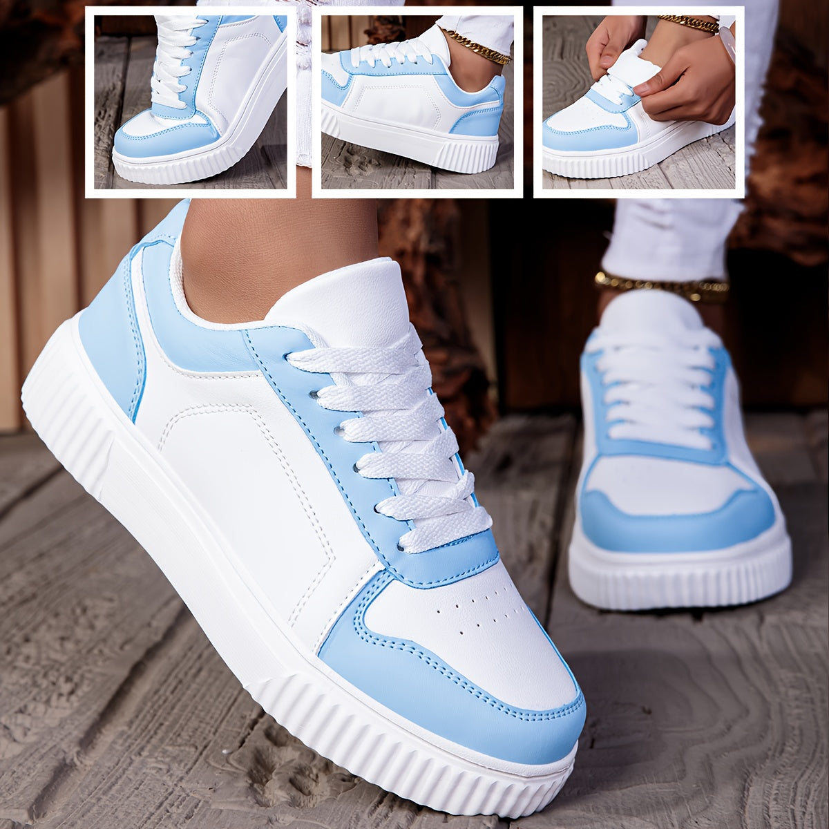 Men's Classic Casual Sneakers Lightweight EVA Sole All-Season