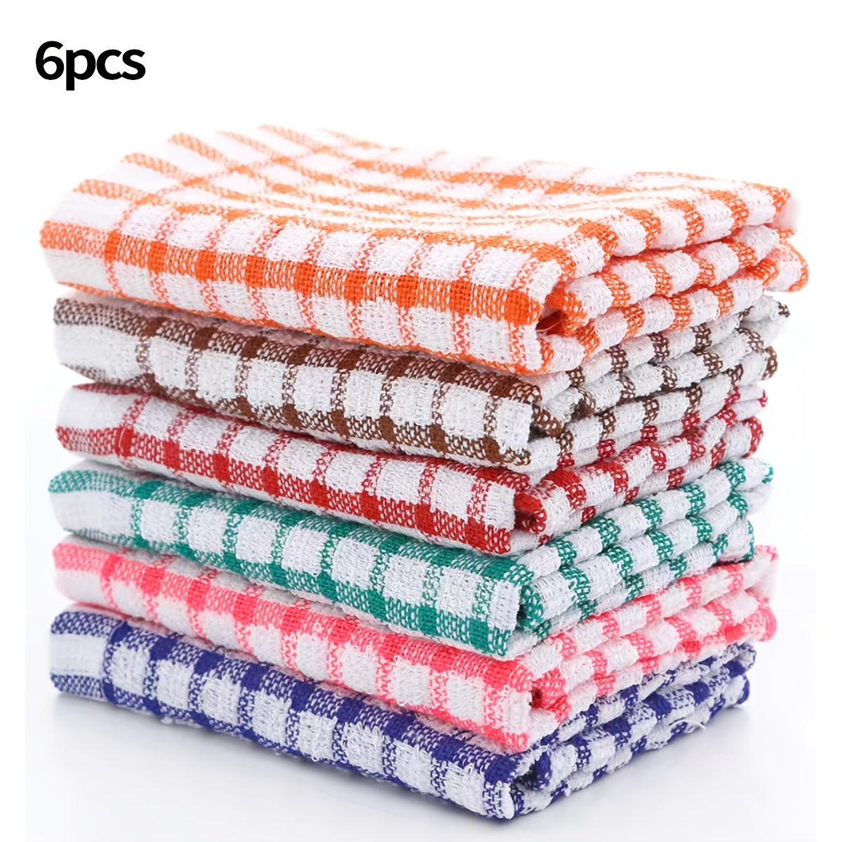 6/12 Pack Modern Blend Kitchen Towels, Low Linting Waffle Weave Dish Cloths, Quick-Dry Absorbent Tea Towels for Cleaning Sink, Stove, Pots - Hand Wash Only, Space Themed Oblong Dish Towels