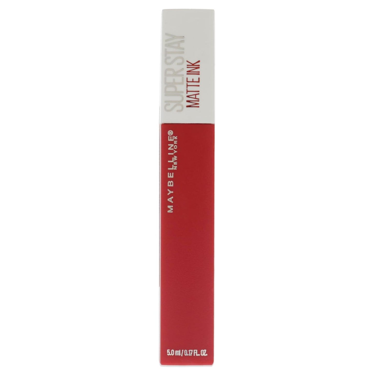 Maybelline Super Stay Matte Ink Liquid Lipstick Makeup, Long Lasting High Impact Color, up to 16H Wear, Exhilarator, Ruby Red, 1 Count, Packaging May Vary