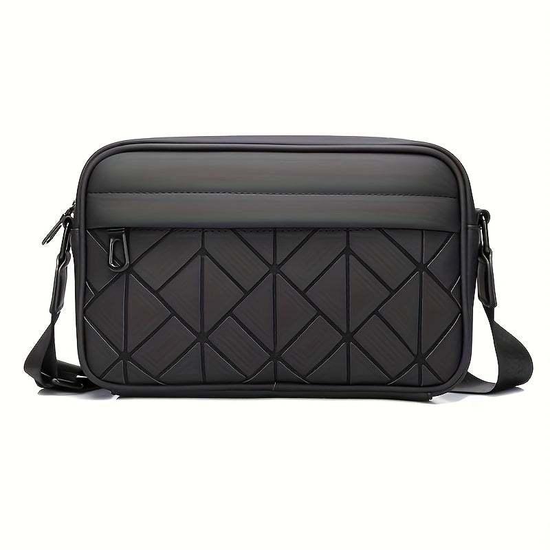Men's Crossbody Bag with Adjustable Strap - Sleek Minimalist Purse, Spacious Interior for Everyday Commute, Formal Casual Outings - Durable Crossbody Backpack for Men