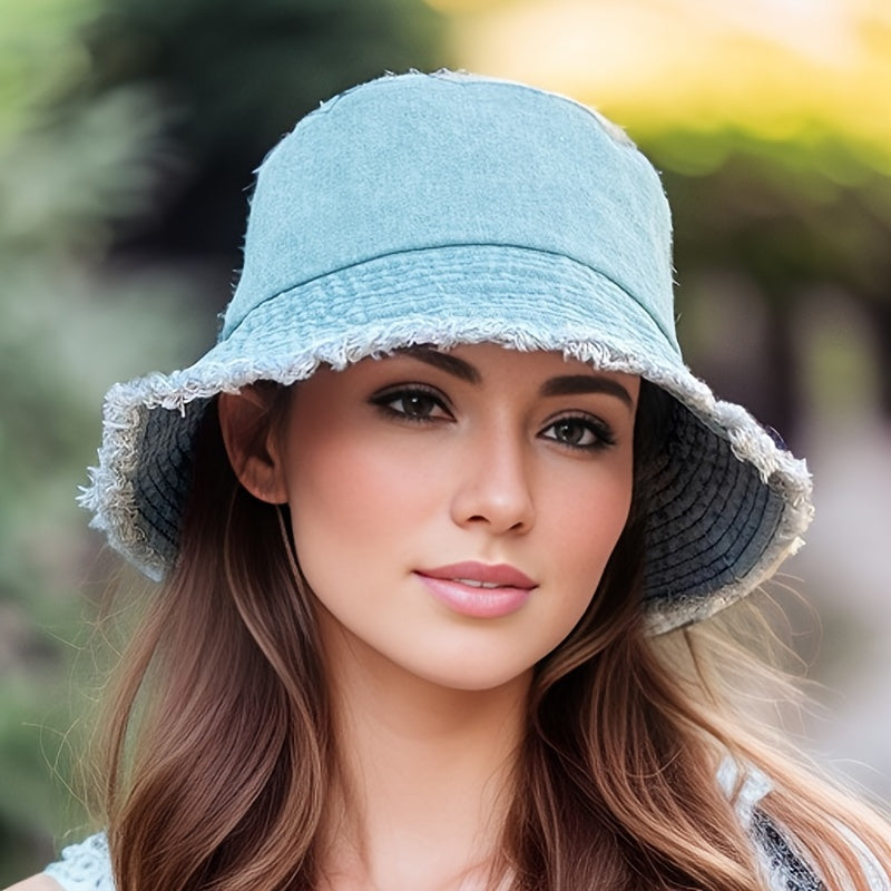 1pc 2024 New Spring/Summer Fisherman Hat, Sun Hat, Casual And Fashionable, Suitable for Travel, Protects Against Uv Rays