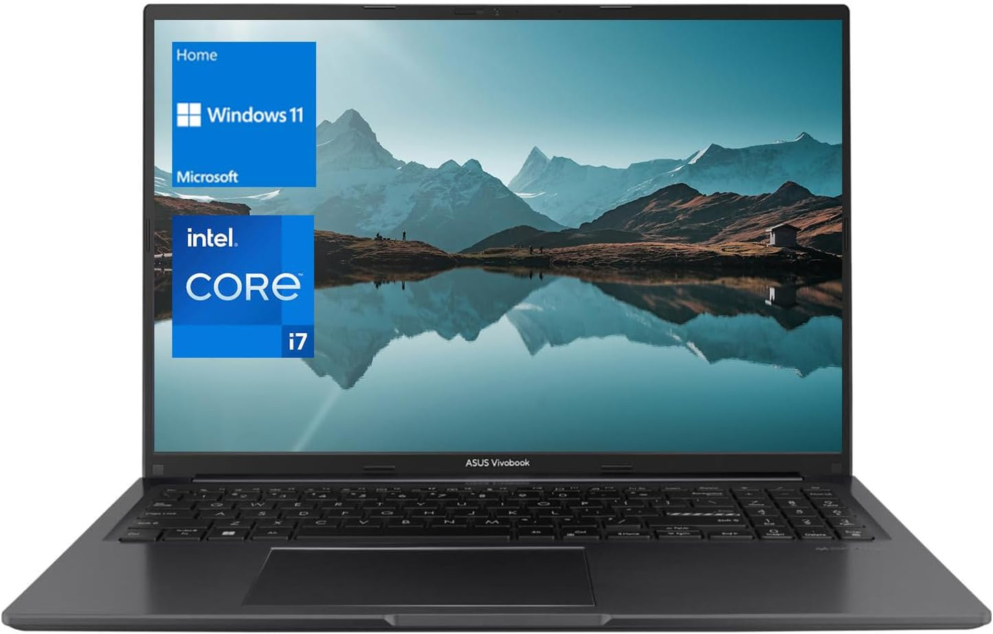 ASUS Vivobook Laptop, 16" FHD+ (1920 X 1200) Display, Intel Core I7-1255U Processor, 40GB RAM, 2TB SSD, Webcam, HDMI, Wi-Fi, Windows 11 Home, Black